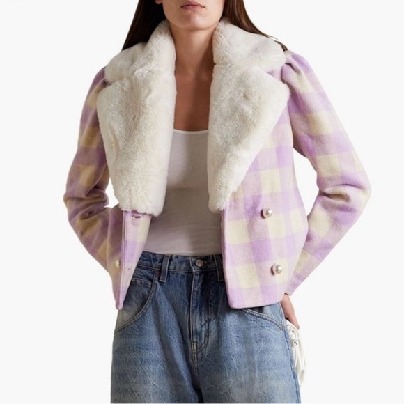 LoveShackFancy Jackets & Blazers - LoveShackFancy Dumont Jacket in Lavender Spritz LARGE